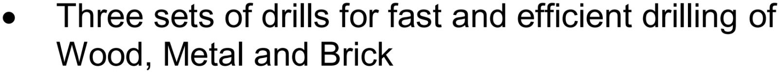 סט מקדחים למתכת אבן עץ CK TOOLS T3064B